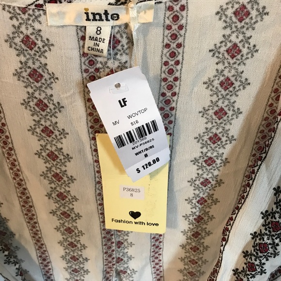 ☀️NWT LF high low twist front floral top✨ - Picture 2 of 5